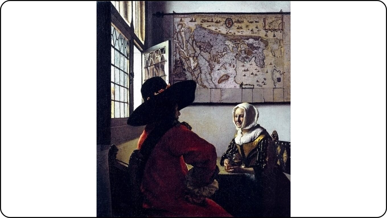 【フェルメール】士官と笑う女の作品解説【決定版】|フェルメール全37作品解説