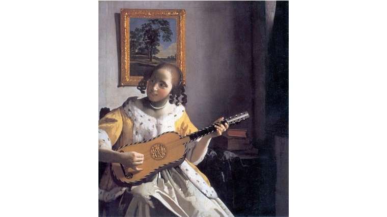 【フェルメール】ギターを弾く女の作品概要