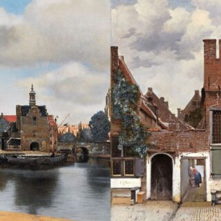 風景画2 デルフトの眺望と小路-320x320.jpg