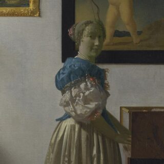 ヴァージナルの前に立つ女 ヴァージナルの前に立つ女の作品